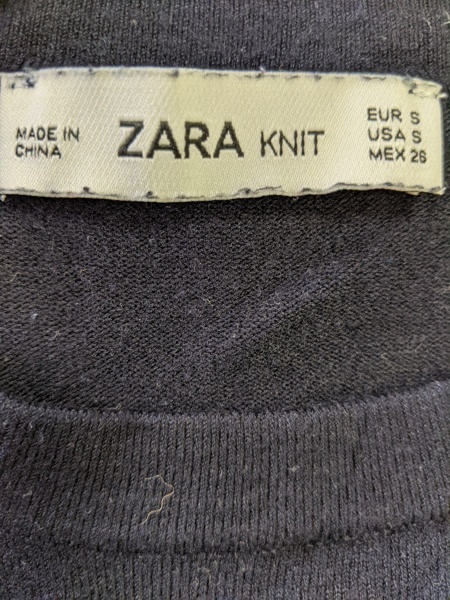 ДЖЕМПЕР С КОРОТКИМ РУКАВОМ. ZARA. РАЗМЕР 44-46