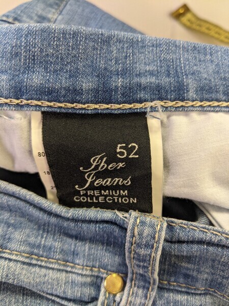 ДЖИНСЫ ЛЕТНИЕ СТРЕЙЧ. IBER JEANS. РАЗМЕР 52