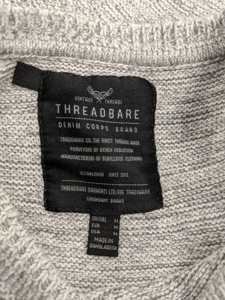 ДЖЕМПЕР МУЖСКОЙ. THREADBARE. РАЗМЕР 46