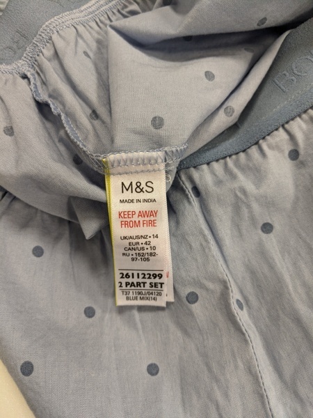 ПИЖАМНЫЕ ШОРТЫ. M&S. РАЗМЕР 48